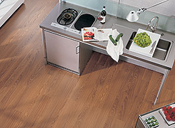 parquet flottant MERBAU 6 couches de vernis